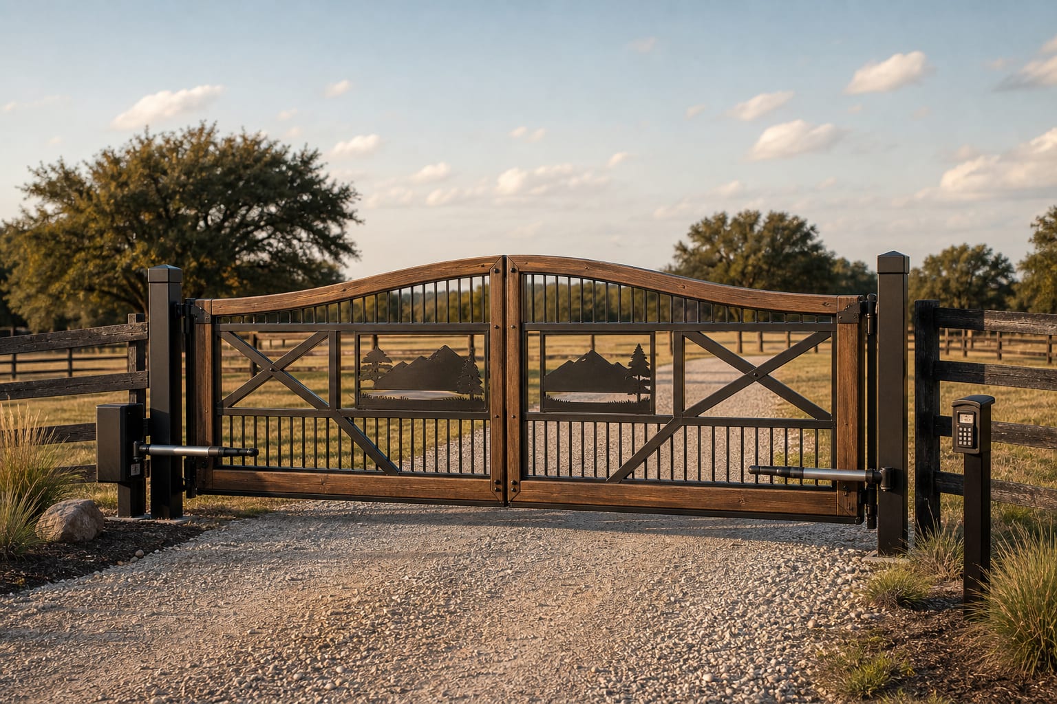 Barn-Style Ranch Gate