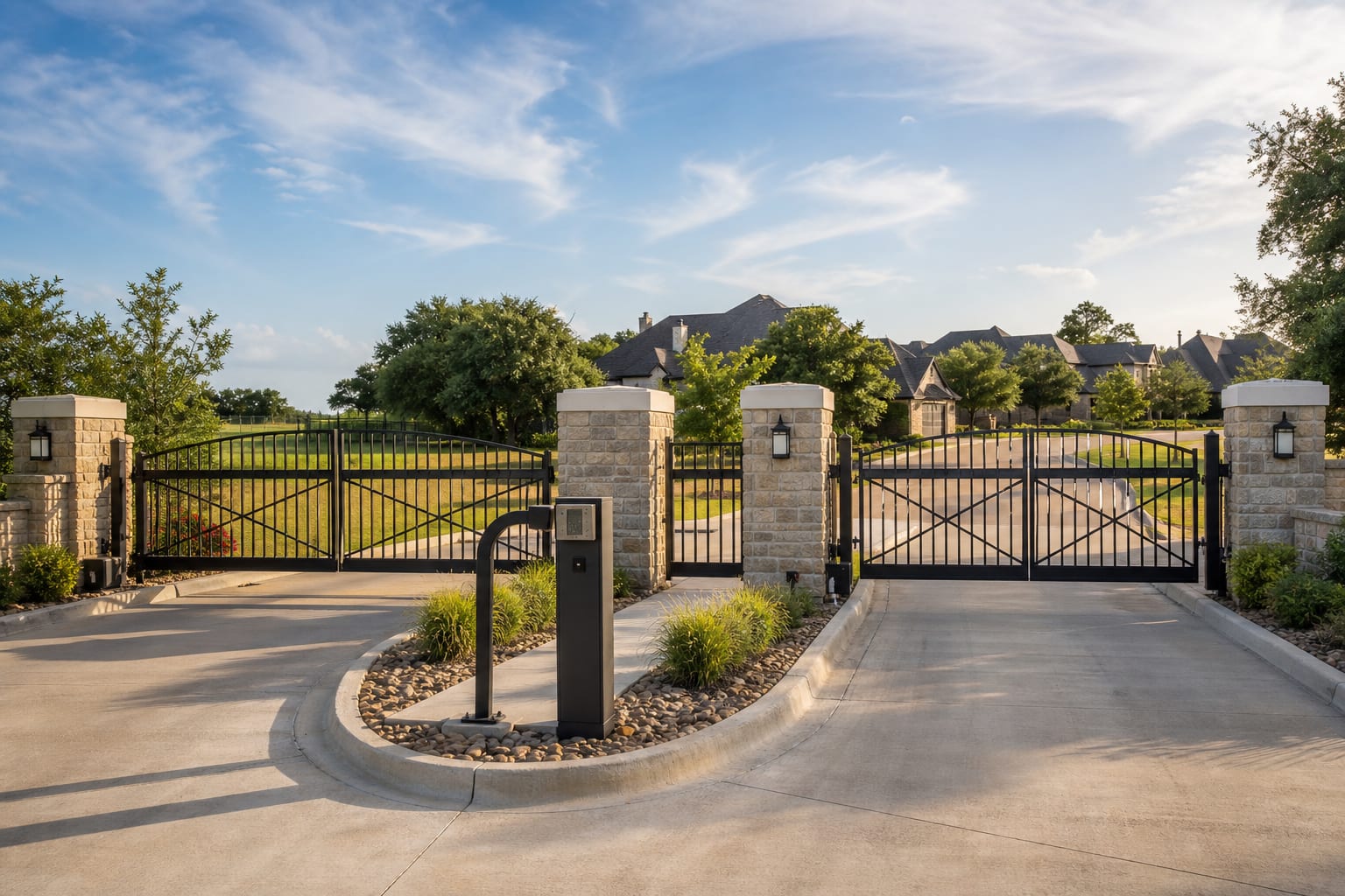 Subdivision Entry Gate