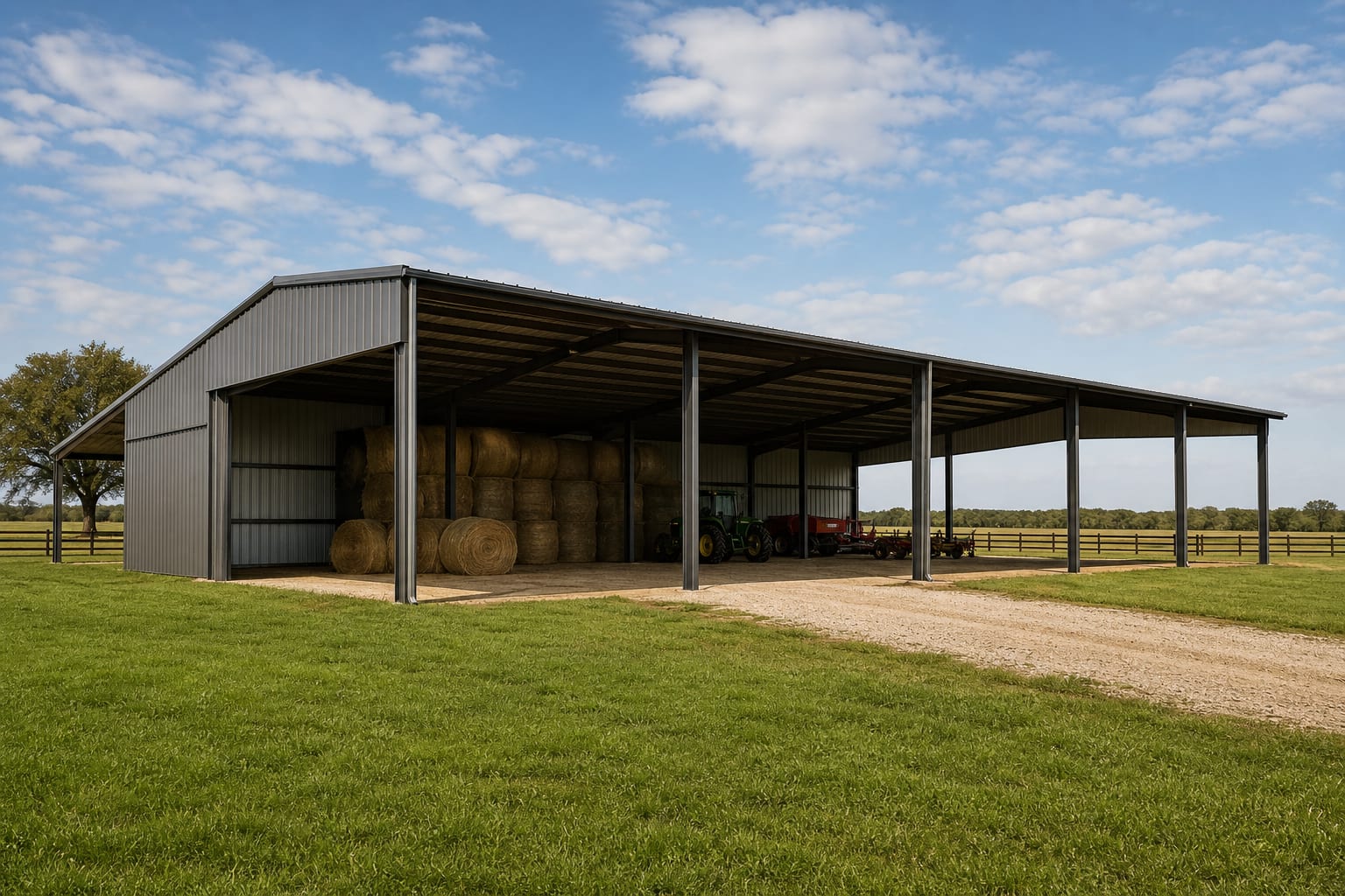 Farm and Ranch Hay Barn